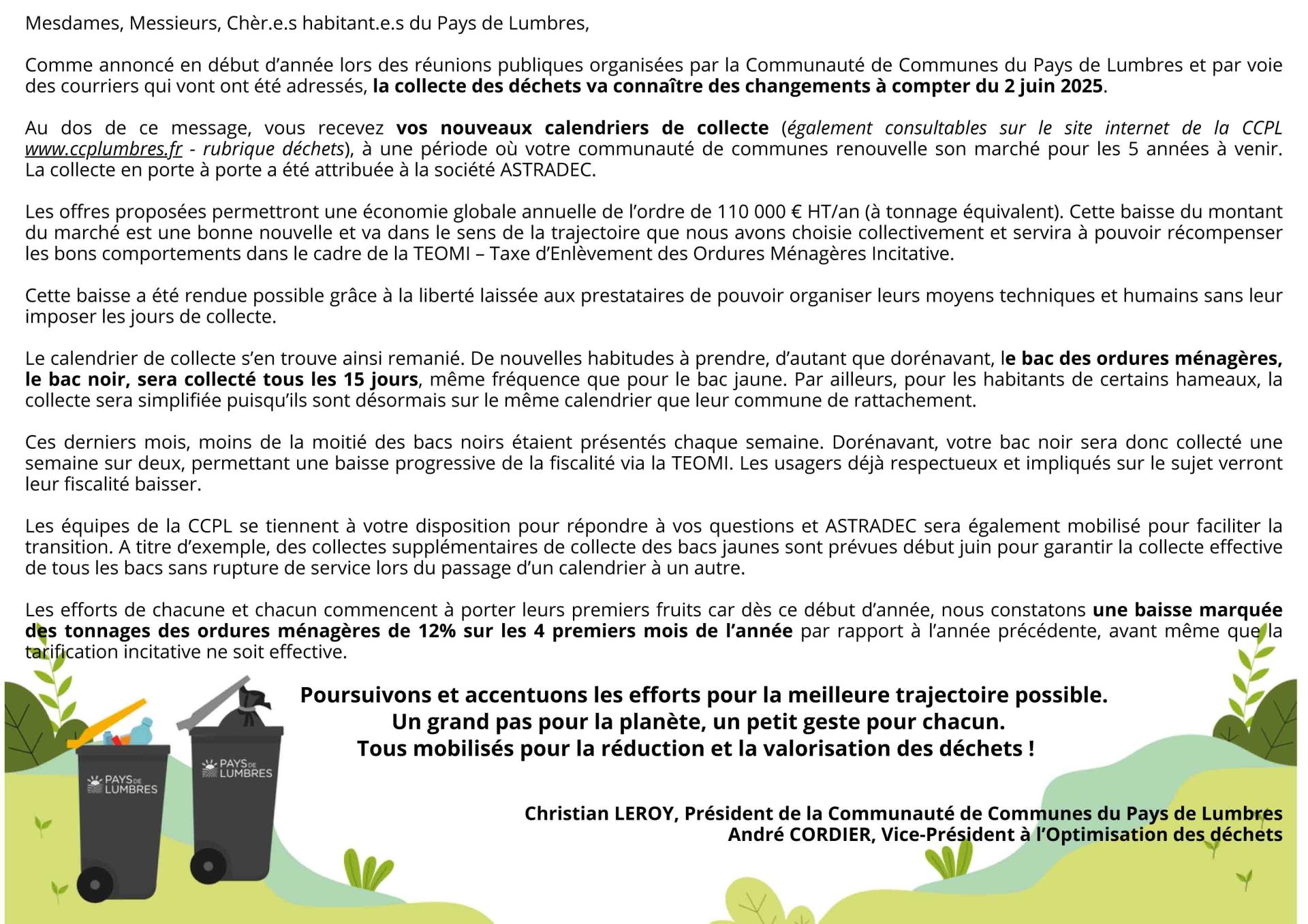 Calendrier collecte wismes 2025 3