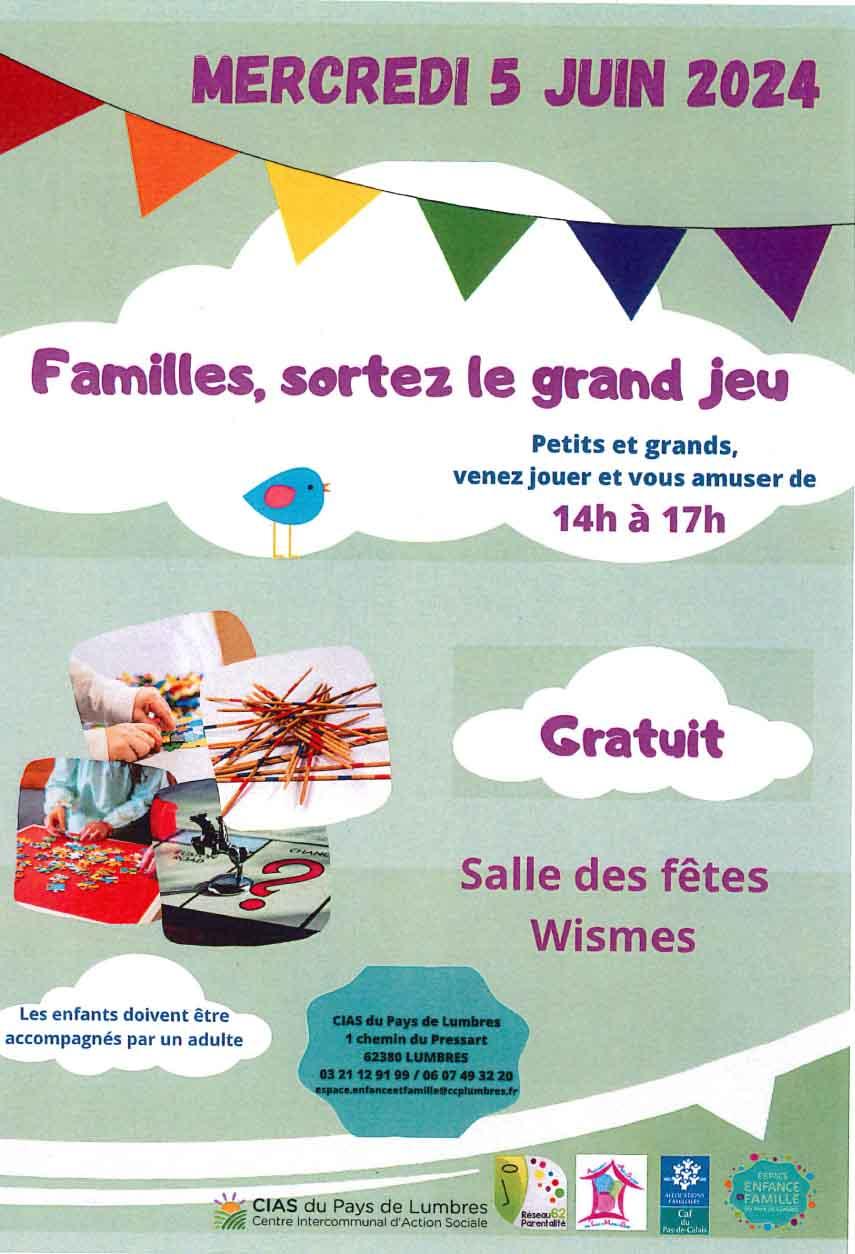 Familles sortez le grand jeu