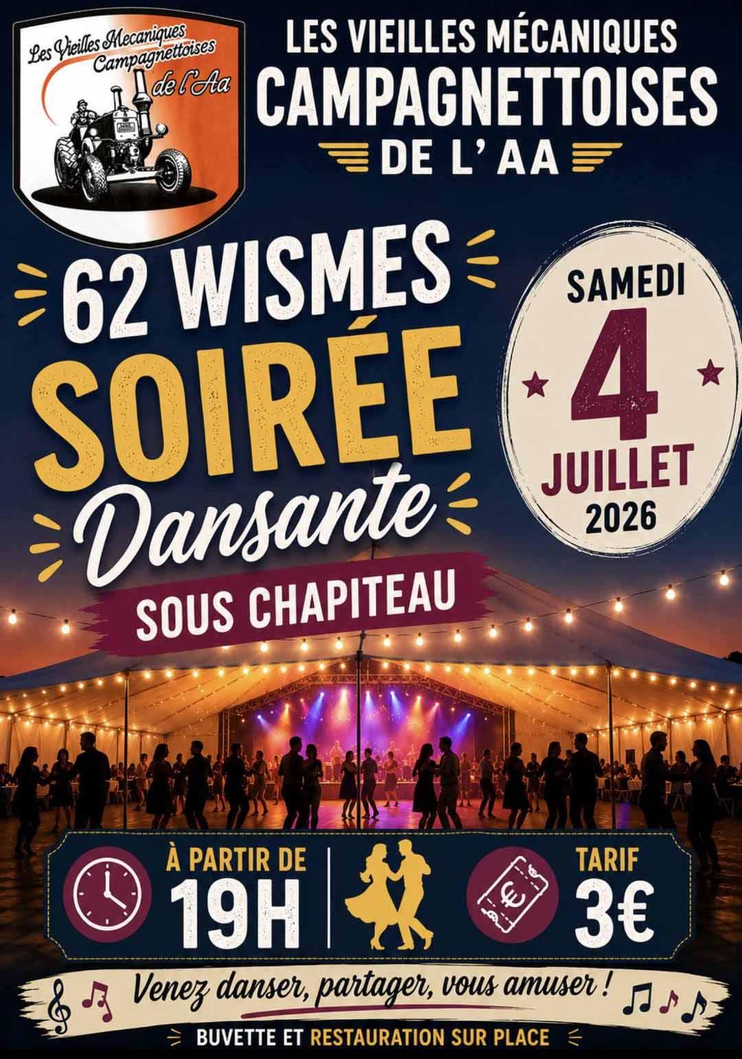 Wismes soiree dansante 4 juillet